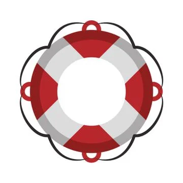 Float navigation lifesaver vector illustration Stock Illustration