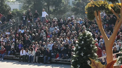 FLOAT IN A PARADE Stock Footage 33847177