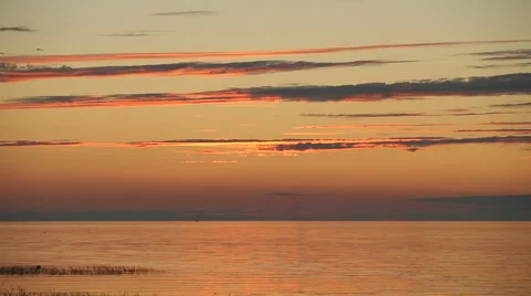 Float Plane at Dusk, Georgia Strait Stock Footage 41385020