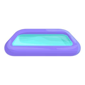 Float pool icon cartoon vector. Water inflatable Stock Illustration