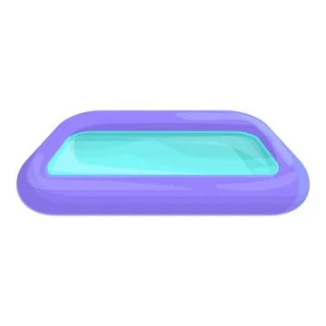 Float pool icon cartoon . Water inflatable Stock Illustration