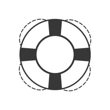 Float pool insurance icon. Vector graphic 스톡 일러스트