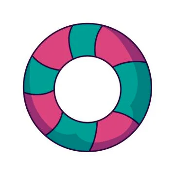 Float protection summer accessory icon Stock Illustration