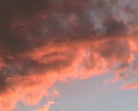 Float red cloud on sky Stock Footage 347842