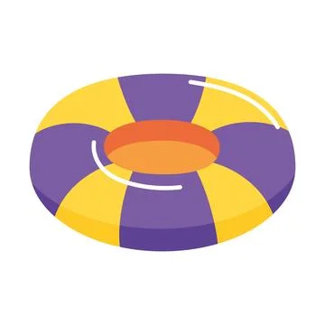 Float ring lifeguard 스톡 일러스트