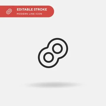Float Simple vector icon. Illustration symbol design template for web mobile  Illustrazione stock