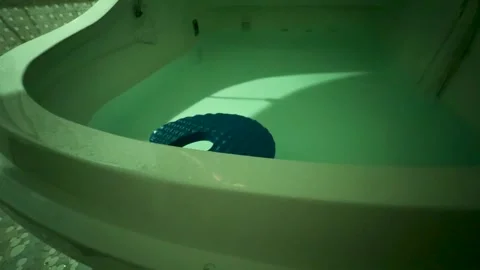 Float Therapy Water Filtration System Setup in Wellness Spa Room Stock Footage 310519508