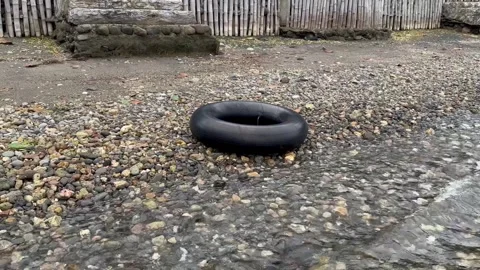 Floatie made of tire Stock Footage 289428588