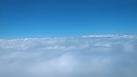 Floating above the clouds Stock Footage 204881269