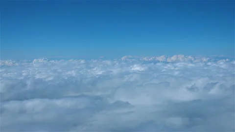 Floating above the clouds Stock Footage 204906373