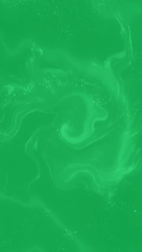 Floating Abstract Elements on Green Screen for Visual Effects Stock Footage 306348990