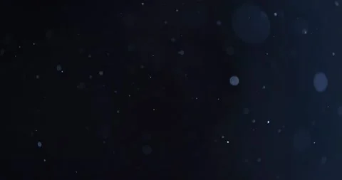Floating abstract particle bokeh on dark background Stock Footage 139966344