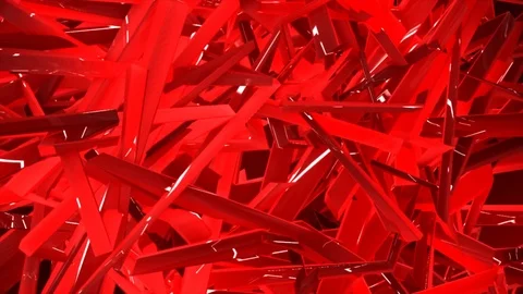Floating and Moving Abstract Geometric Animation Background Stock-Footage 91384194