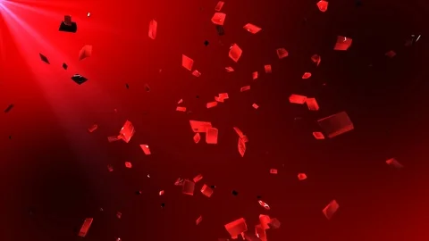 Floating and Moving Abstract Geometric Animation Background Stock-Footage 91414106