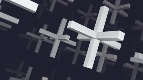 Floating asterisk aluminium structures in void environment 스톡 동영상 326638377