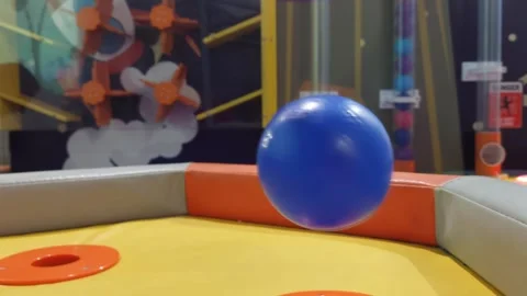 Floating Ball in Air Video stock 314402340