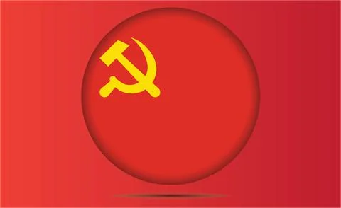Floating ball with the flag of china and reddish background Stock Illustration