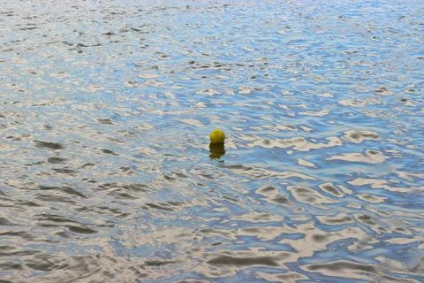 Floating ball. Stock Photos