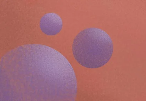 Floating Balls Backround Stockillustratie