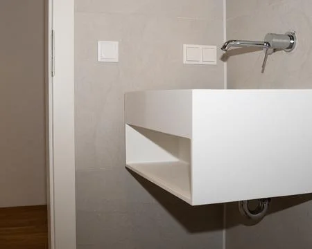 Floating Bathroom Vanity 写真素材