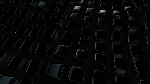 Floating Black Cubes, Exclusive, Background, Reflection Stock Footage 270412335