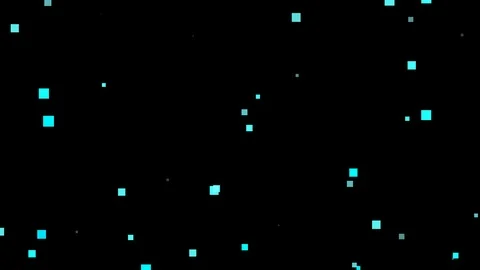 Floating blocks animation background New quality technology universal motion Stock Footage 113502915