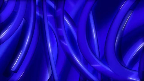 Floating blue abstract shapes Video stock 82251176