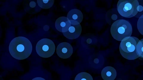Floating Blue Glow Dots Abstract Motion Background Loop 1 Stock Footage 100989937