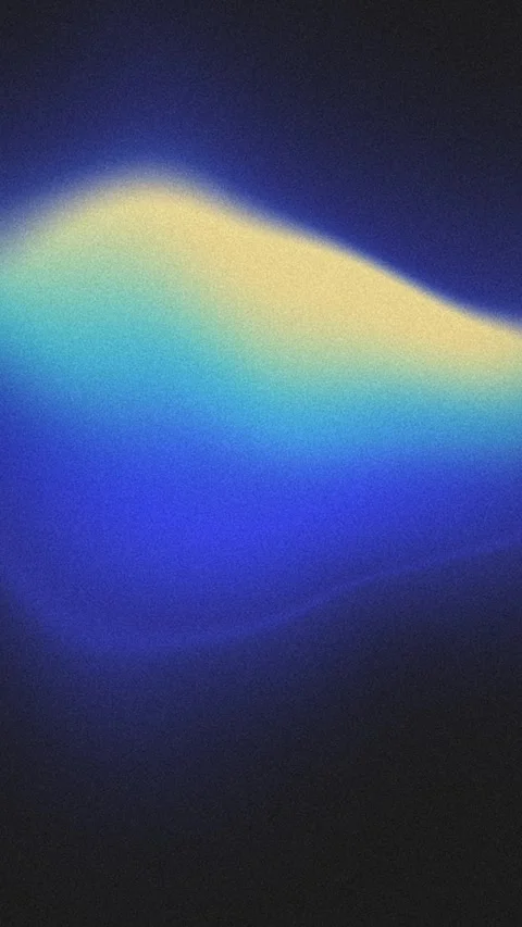 Floating blue gradient form with ethereal retro noise vertical loop Stock Footage 347807140