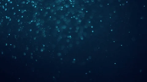 Floating Blue Particles Background - Real Footage Stockbeeldmateriaal 111862897
