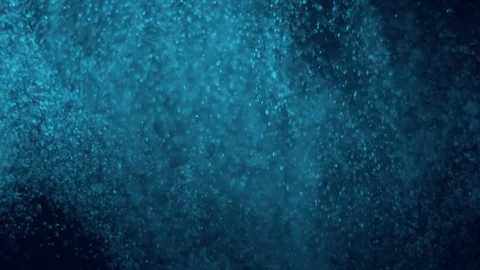 Floating Blue Particles Background - Real Footage Stockbeeldmateriaal 111863160
