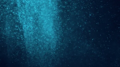 Floating Blue Particles Background - Real Footage Stockbeeldmateriaal 111863489