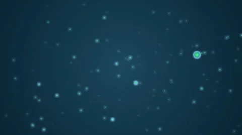 Floating blue sprites Stock Footage 33480287
