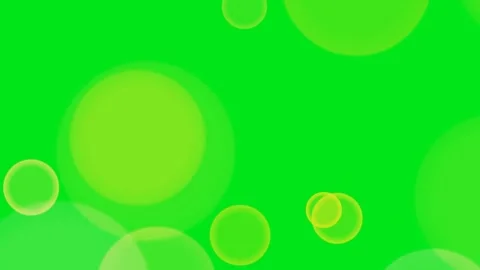 Floating Bokeh Light Particles on Green Screen Video stock 336474219