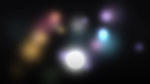 Floating Bokeh Lights - Dreamy Particles Seamless Loop Stock Footage 346250508