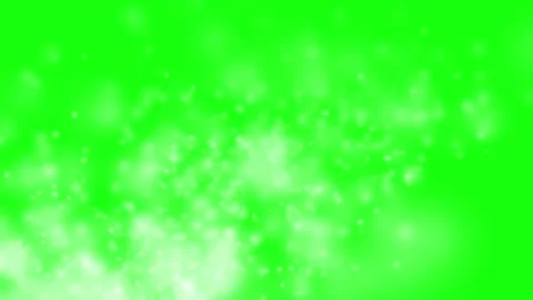 Floating Bokeh Particles on Green Screen. Stock Footage 323564839