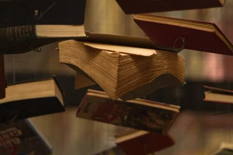 Floating Books Stock Photos