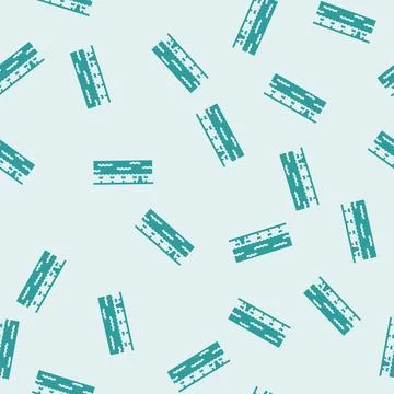 Floating bridge glyph seamless pattern Stock Illustration