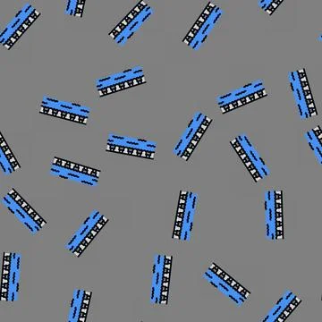 Floating bridge vector seamless pattern イラスト素材