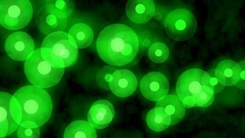 Floating Bright Green Glow Dots Abstract Motion Background Loop 1 Stock-Footage 100992979