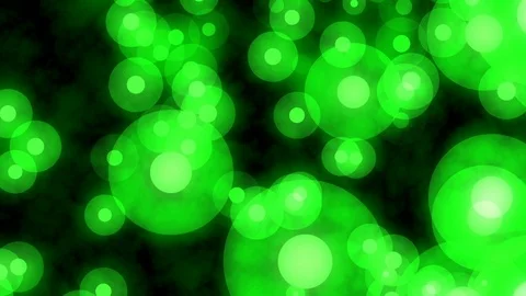 Floating Bright Green Glow Dots Abstract Motion Background Loop 2 Video stock 100993213