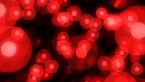 Floating Bright Red Glow Dots Abstract Motion Background Loop 2 Stock Footage 100993826