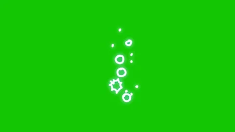 Floating Bubble Animation Background Loop Stock Footage 340368039