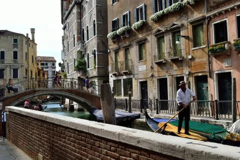 Floating channel Stock Photos