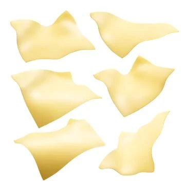 Floating cheese isolated Stock Photos