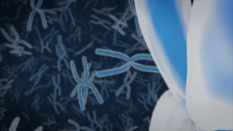 Floating Chromosomes 3D Animation Stock-Footage 87274579