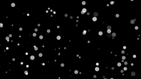 Floating circles animation on black background Stock Footage 258238113
