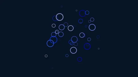 Floating circles on a black background a mesmerizing arrangement 스톡 동영상 303534687