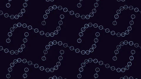 Floating circles on dark background Stock-Footage 322770393