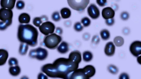 Floating Circular Shapes 2 Stock Footage 82670525